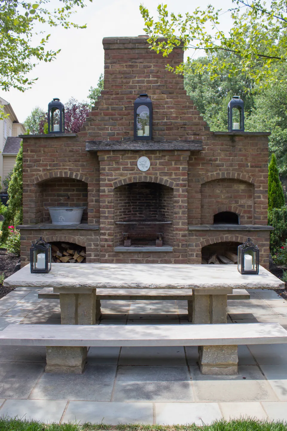 Fireplace and Pergola Kitchen, Dublin, OH